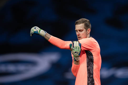 Goalkeeper Karl-Johan Johnsson of Sweden