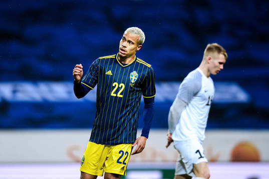 Robin Quaison of Sweden