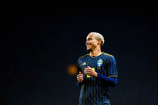 Robin Quaison of Sweden