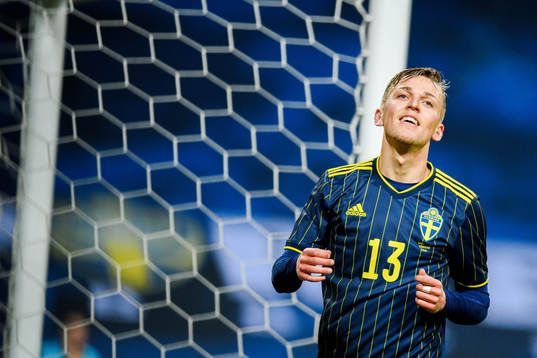 Jesper Karlsson of Sweden reacts