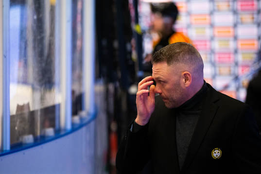 Brynäs assisterande tränare Mikael Holmqvist