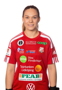 Lidköpings målvakt Mathilda Haglund