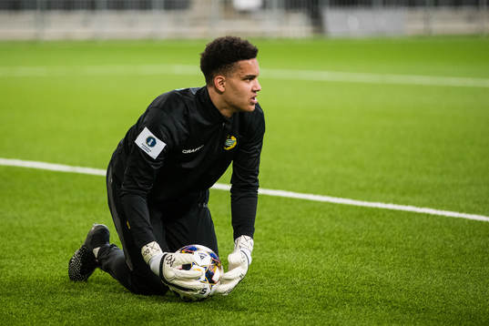 Hammarbys målvakt Oliver Dovin
