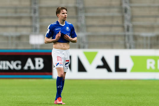 Trelleborgs Johan Blomberg deppar