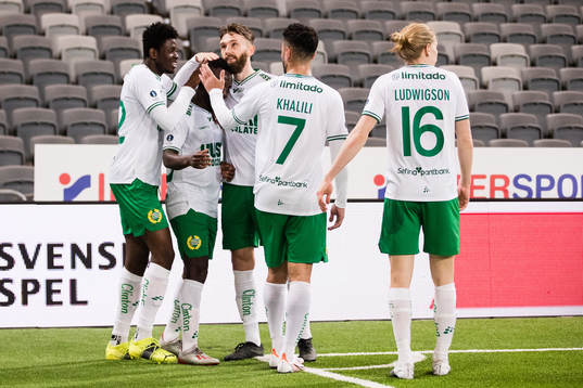 Hammarbys David Accam jublar