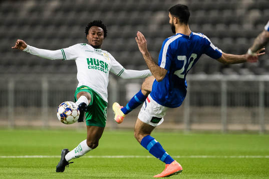 Hammarbys Abdul-Halik Hudu och Trelleborgs Mouhammed Ali