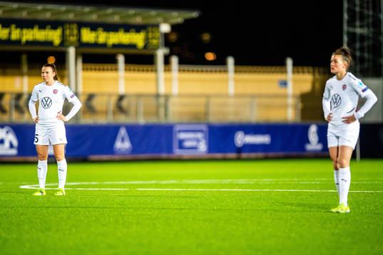Emma Berglund of Rosengård looks dejected