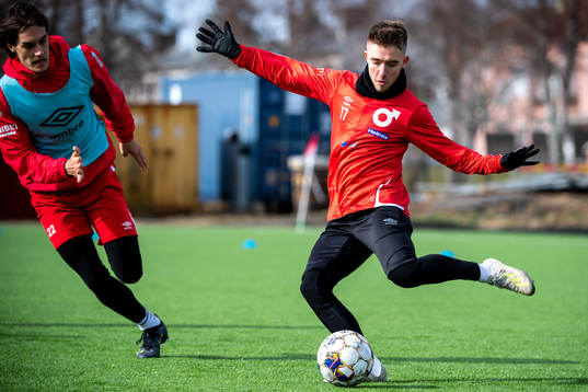 Degerfors IF Tufve Östlund och Anton Kralj