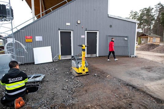 Stora renoveringar görs på stora valla
