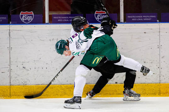 Färjestads Albert Johansson och Brynäs Daniel Mannberg