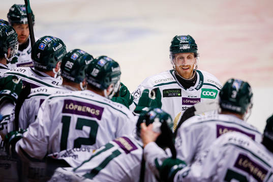 Färjestads Pontus Widerström jublar