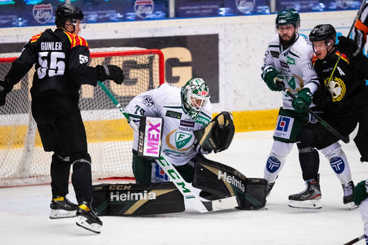 Färjestads målvakt Arvid Holm