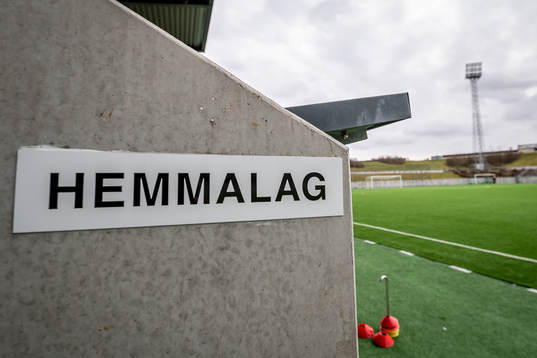 Skylt för hemmalag