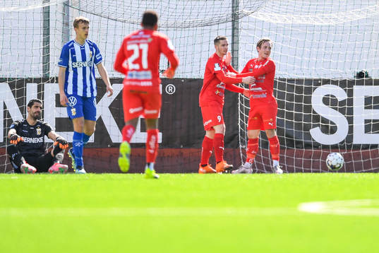 Värnamos Oscar Johansson jublar