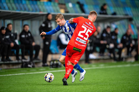 IFK Göteborgs Alfons Nygaard och Värnamos Victor Eriksson