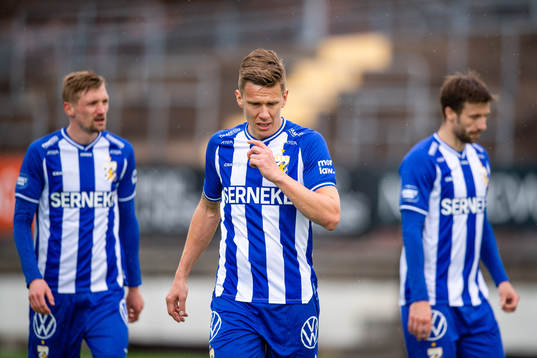 IFK Göteborgs Sebastian Eriksson och Pontus Wernbloom och