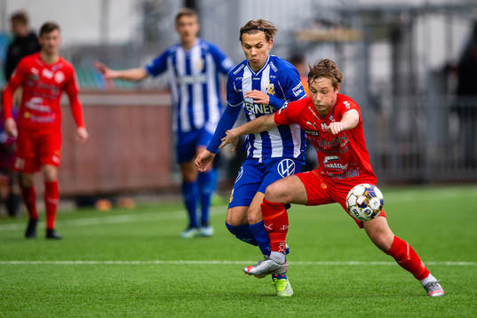 IFK Göteborgs Noah Alexandersson och Värnamos William