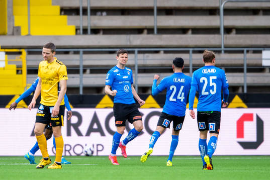 Halmstads Marcus Antonsson jublar