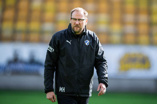 Halmstads tränare Magnus Haglund