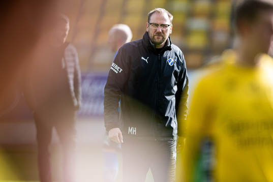 Halmstads tränare Magnus Haglund