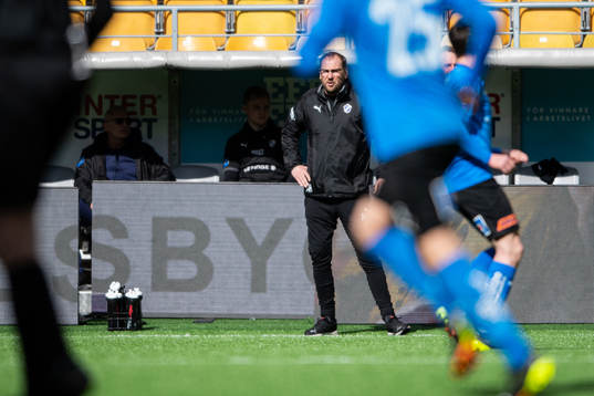 Halmstads tränare Magnus Haglund