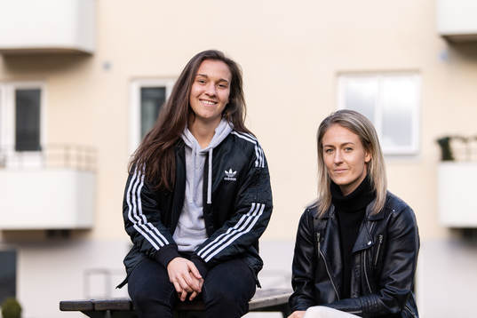 Häckens Julia Zigiotti Olme och Emma Kullberg