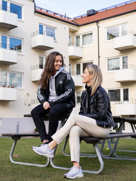 Häckens Julia Zigiotti Olme och Emma Kullberg