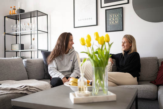 Häckens Julia Zigiotti Olme och Emma Kullberg