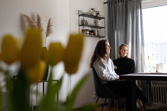 Häckens Julia Zigiotti Olme och Emma Kullberg