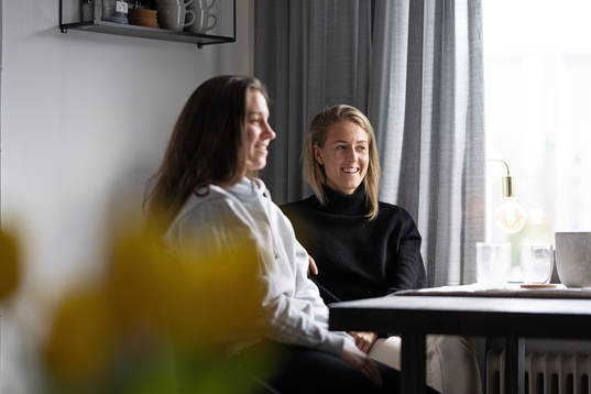 Häckens Julia Zigiotti Olme och Emma Kullberg