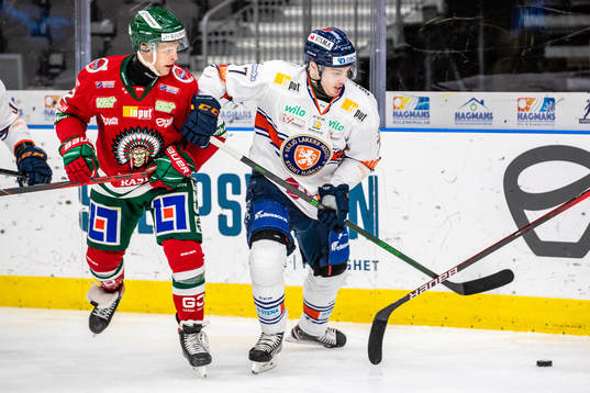 Frölundas Max Friberg och Växjös Hardy Häman Aktell
