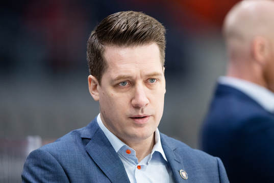 Växjös tränare Sam Hallam