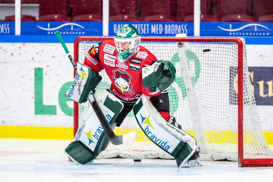 Malmö Redhawks målvakt Andreas Ljunggren