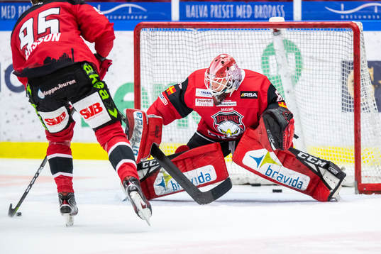 Malmö Redhawks målvakt Louis Ingvordsen