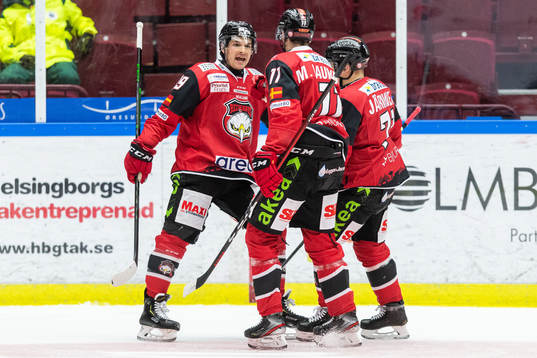 Malmö Redhawks Matt Puempel jublar