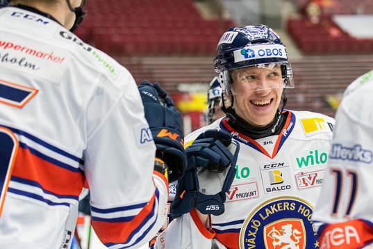 Växjös Marcus Sylvegård jublar