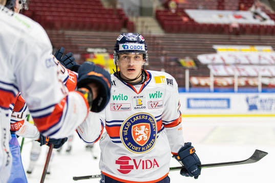 Växjös Pontus Holmberg jublar