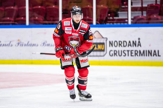 Malmö Redhawks Axel Wemmenborn deppar