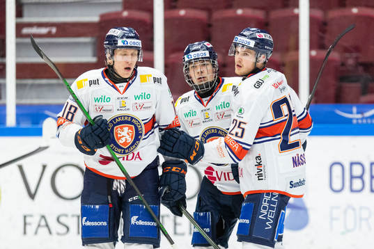 Växjös Marcus Sylvegård, Victor Stjernborg och Linus