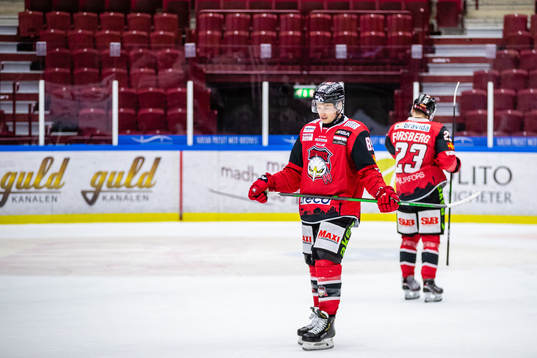 Malmö Redhawks Matt Puempel deppar