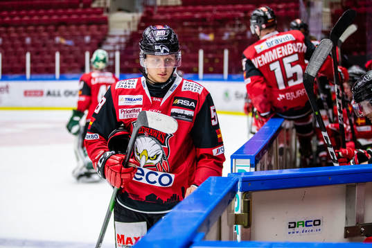 Malmö Redhawks Oskar Magnusson deppar