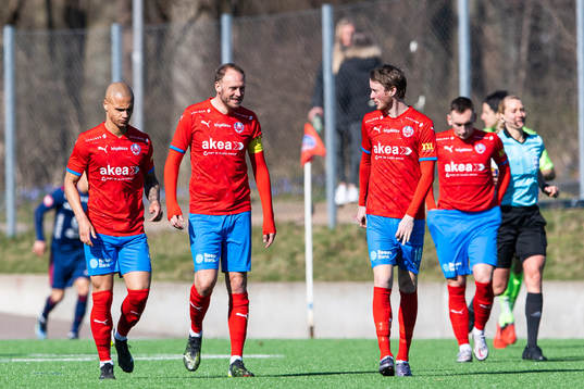 Helsingborgs Andreas Granqvist och Bödvar Bödvarsson i