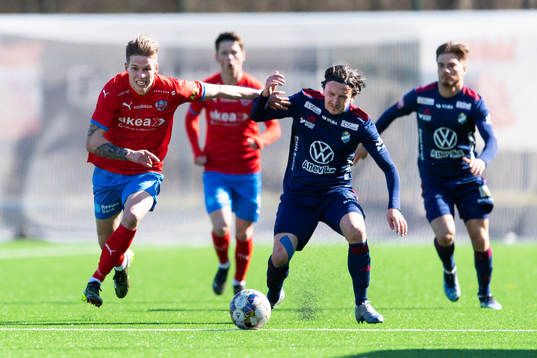Helsingborgs Bödvar Bödvarsson och Östers Mattias Pavic