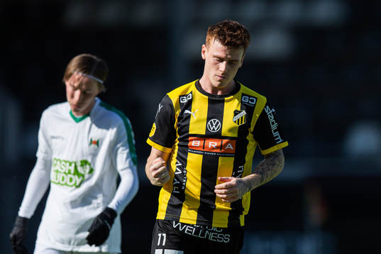 Häckens Tobias Heintz jublar