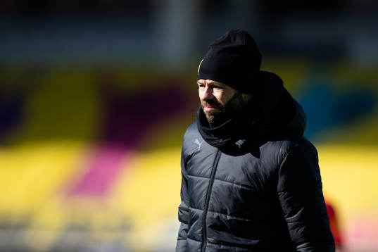 Häckens tränare Andreas Alm