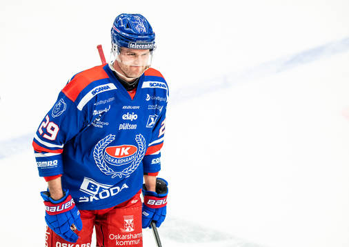 Oskarshamns Kim Rosdahl jublar