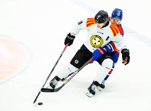 Oskarshamns Kim Strömberg och Brynäs Tomi Sallinen