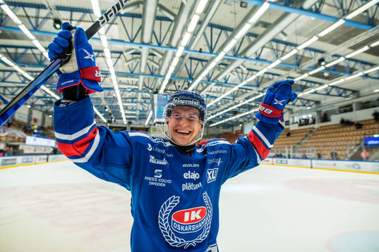 Oskarshamns Filiph Engsund jublar