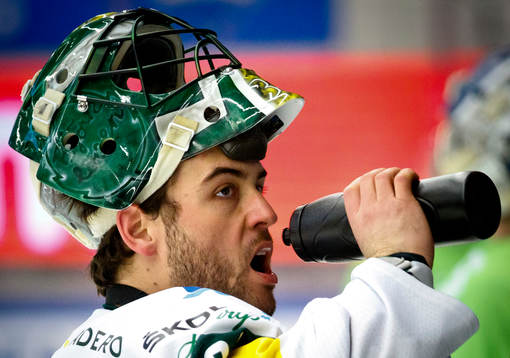 Björklövens målvakt Kevin Poulin