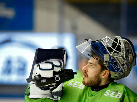 Karlskogas målvakt Tim Juel